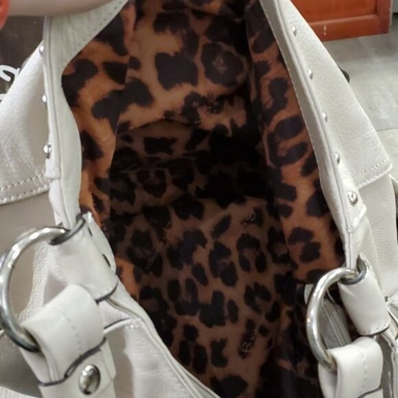 B Makowsky Leather Hobo Shoulder Bag Handbag Tote Purse Pebbled WOMEN'S WOMAN'S - Picture 7 of 11